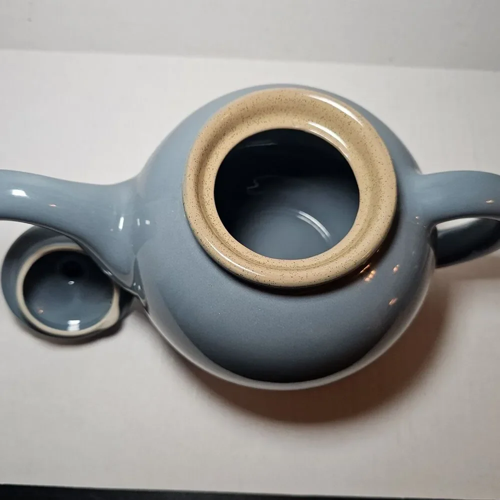 Franciscan Ventura Blue Teapot Johnson Bros Farmhouse Traditional Cottage